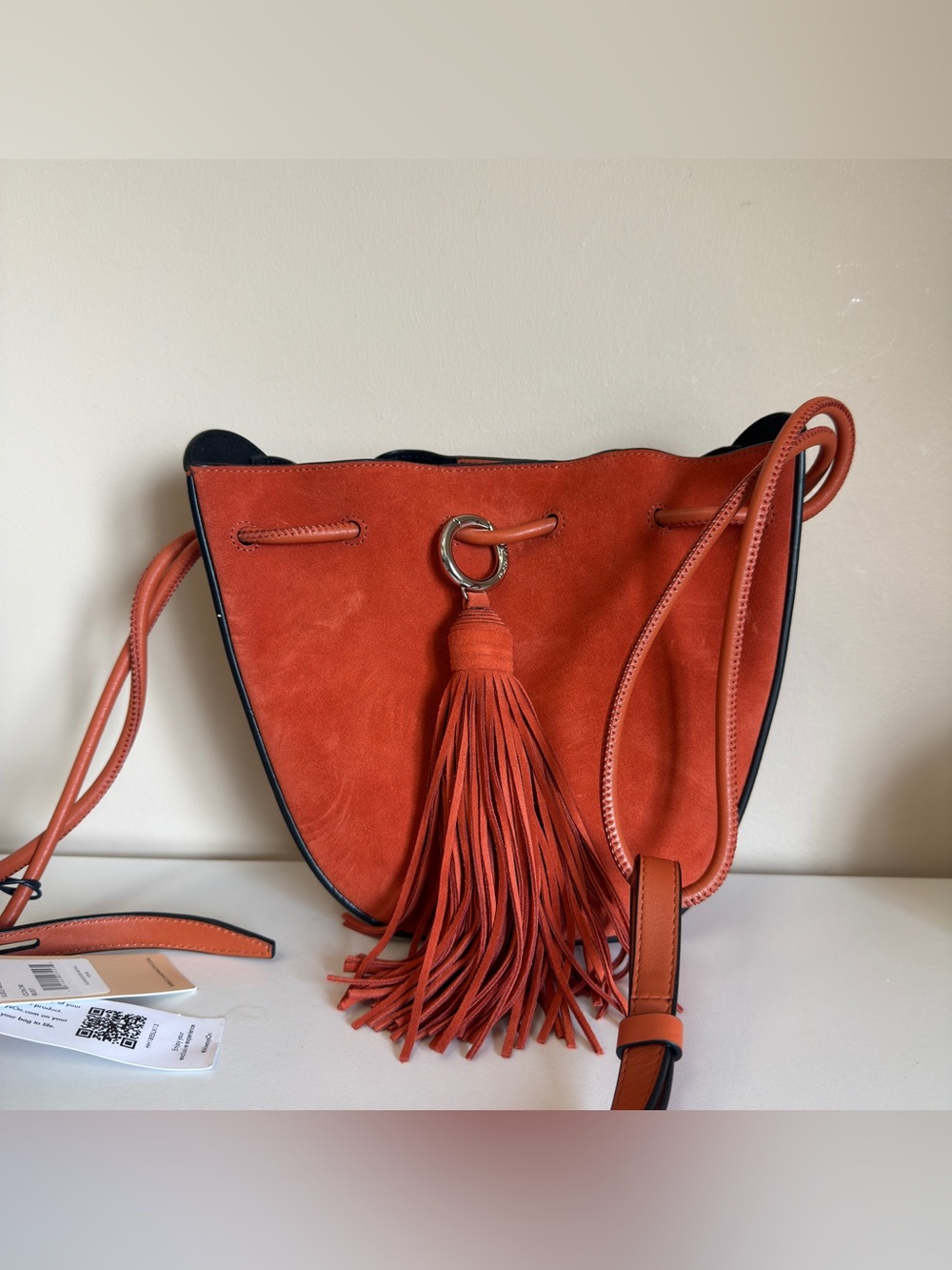 Rebecca Minkoff Suede Tassel Crossbody bag - Picture 4 of 10
